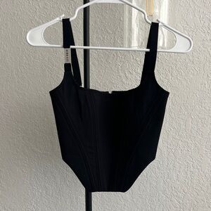 Dion Lee Black Corset Top
